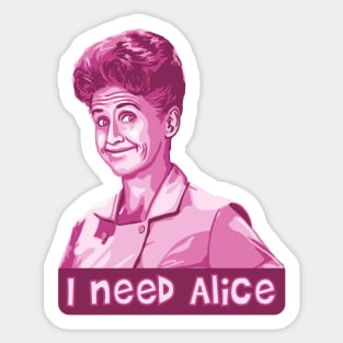 I Need Alice Sticker